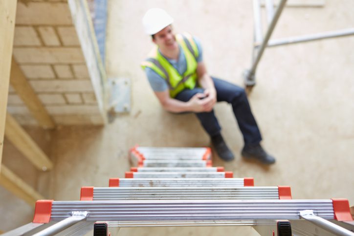 Stephen C. Carter, PC Attorney at Law | Hartwell, GA | construction worker falling off ladder and injuring leg