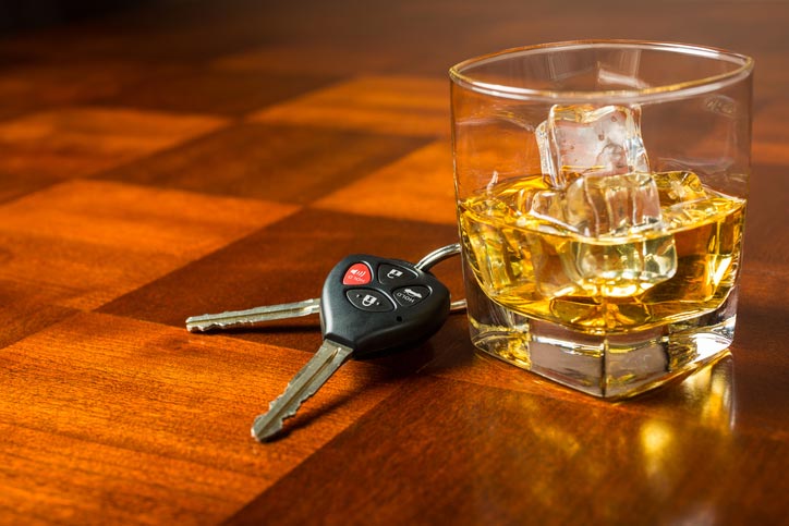 Stephen C. Carter, PC Attorney at Law | Hartwell, GA | don't drink and drive, glass of booze with car keys